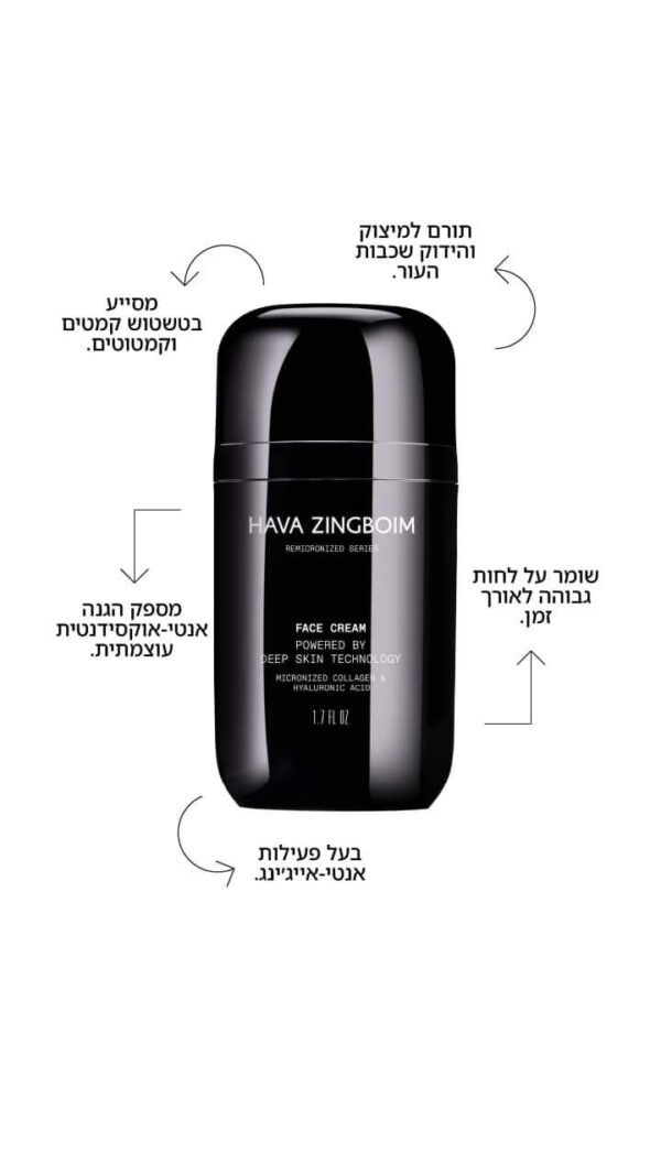 קרם פנים רמיקרונייזד חוה זינגבוים