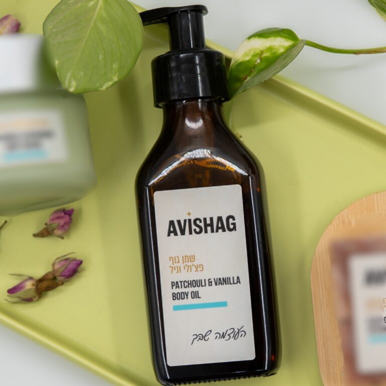 שמן גוף פטשולי וניל